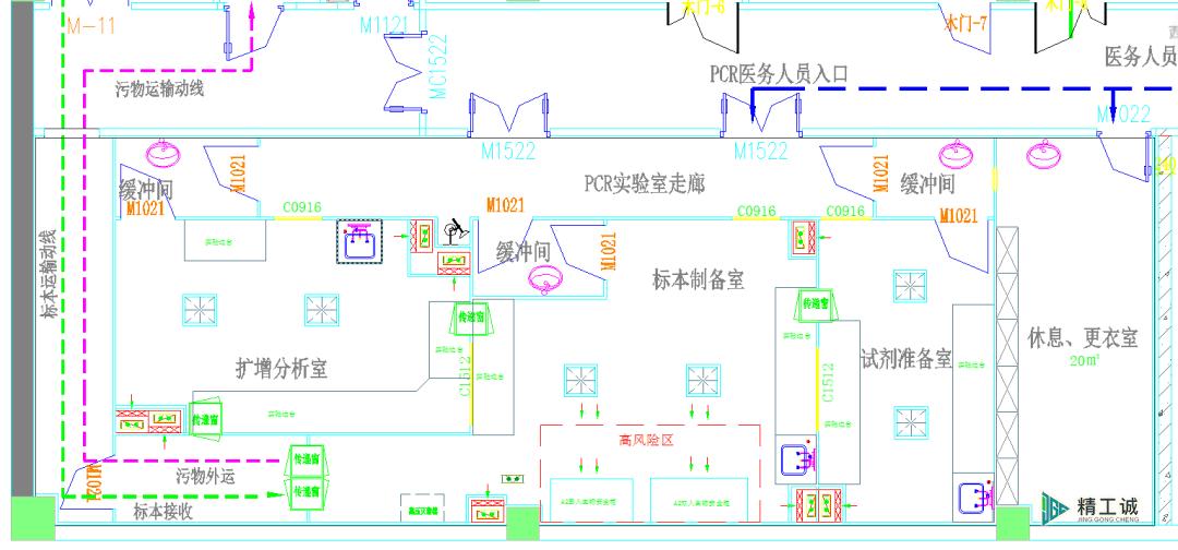 核酸檢測PCR實驗室的建設(shè)規(guī)范及要點說明